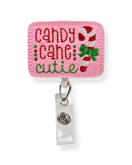 Candy Cane Cutie Badge Pal