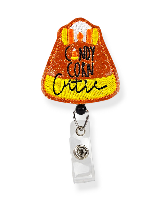 Candy Corn Cutie Badge Pal