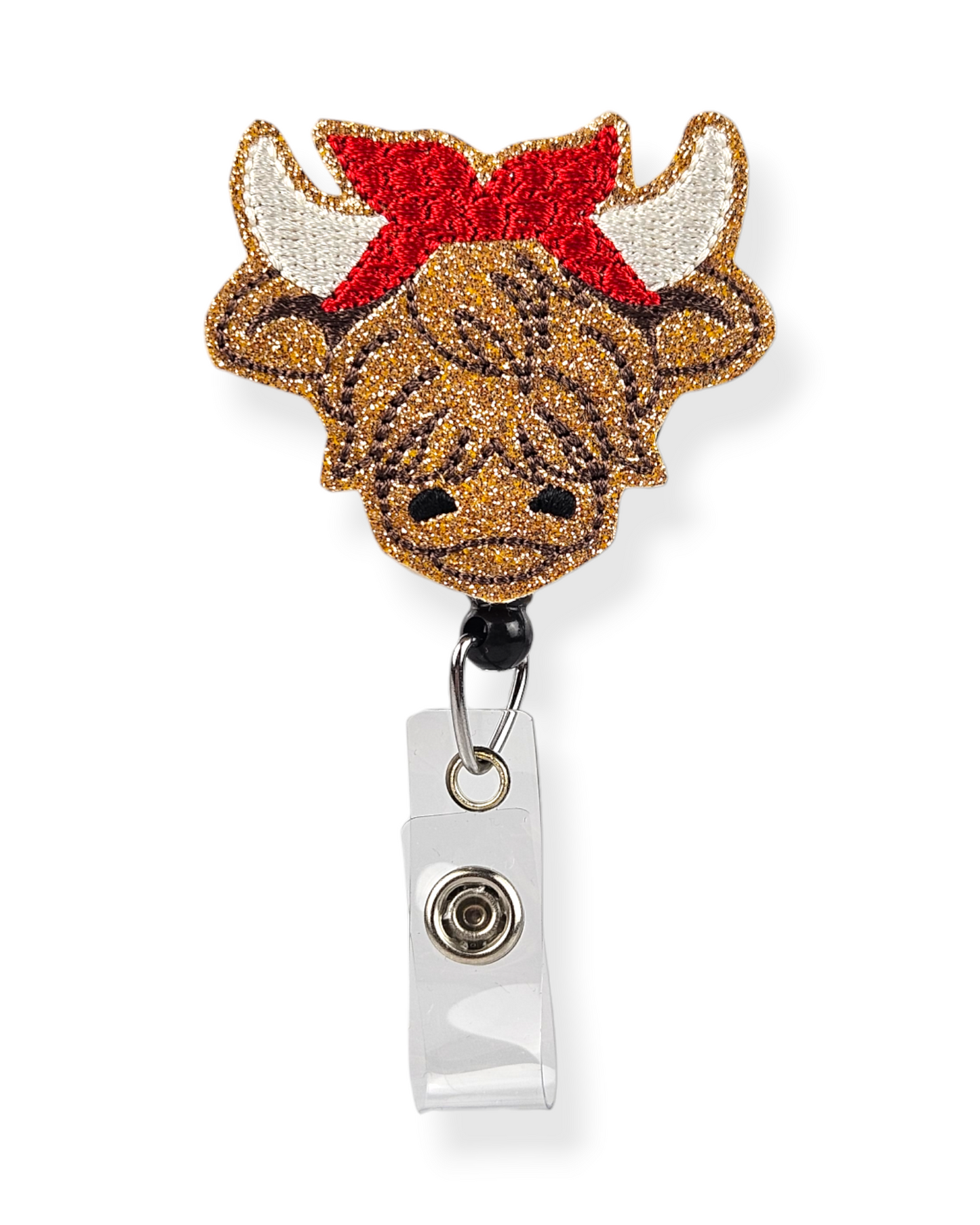 Highland Cow Badge Pal