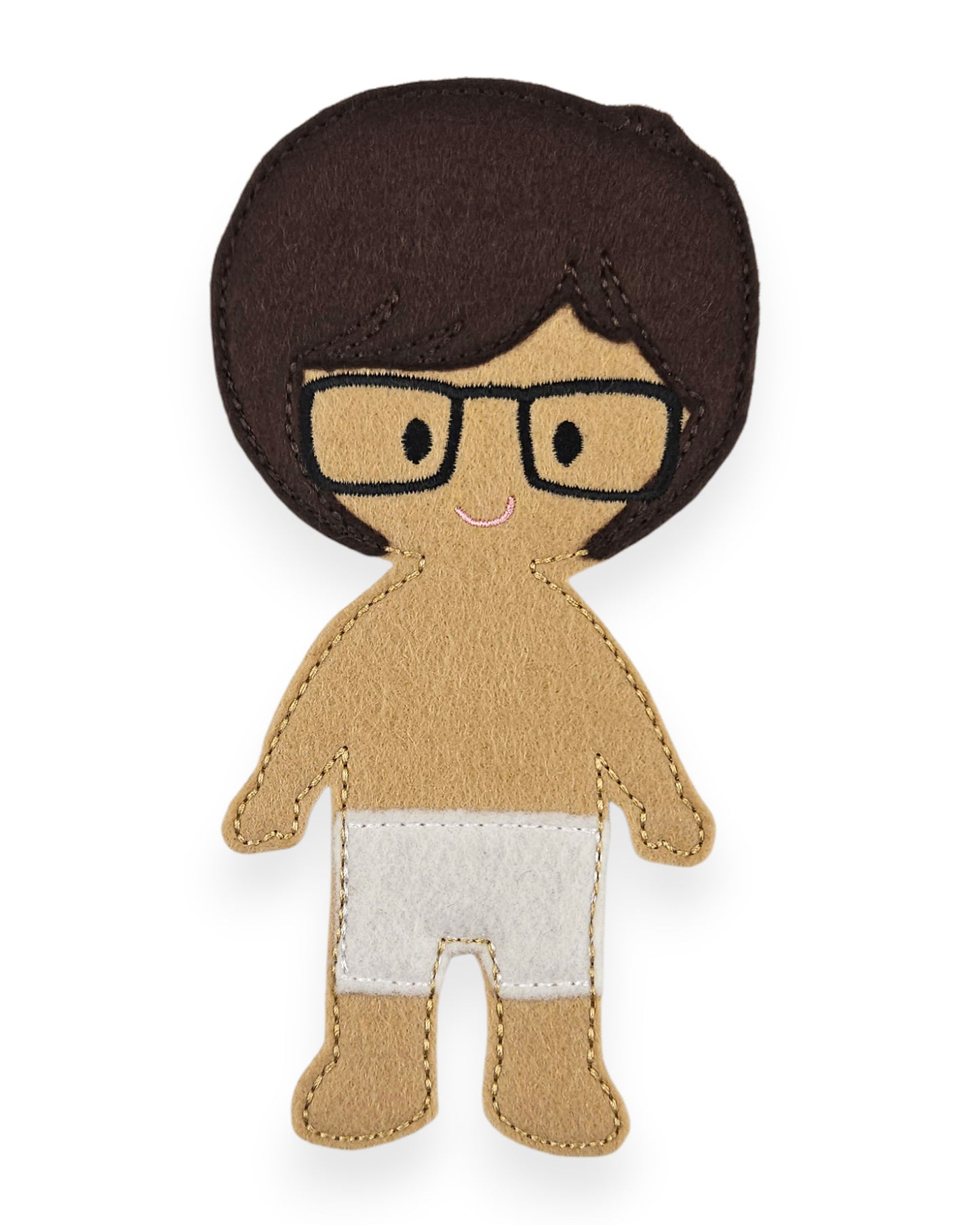 Matt Felt Dress Up Doll - Doll Only