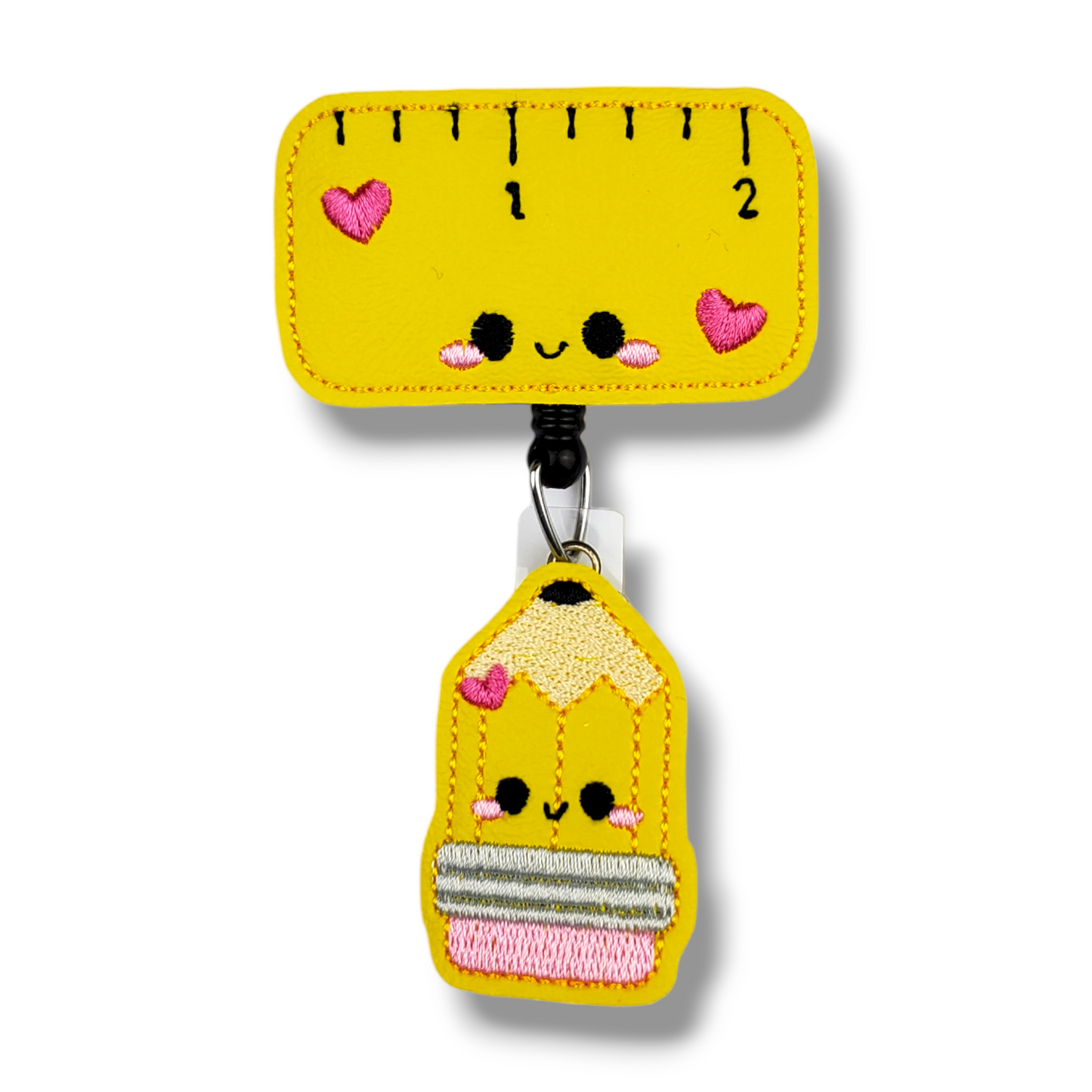 Pencil and Ruler Cuties Badge Pal Set
