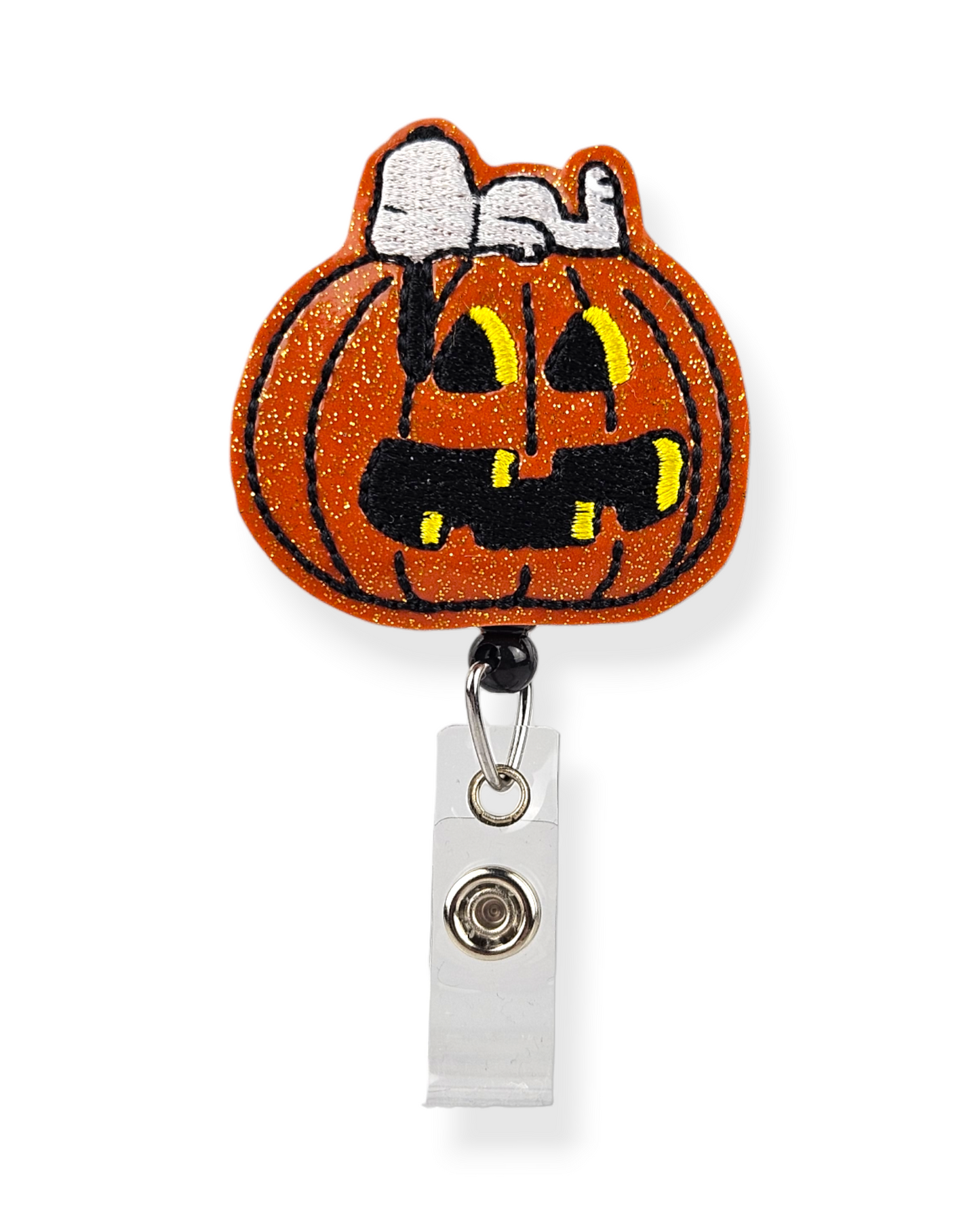 Pumpkin Dog Badge Pal