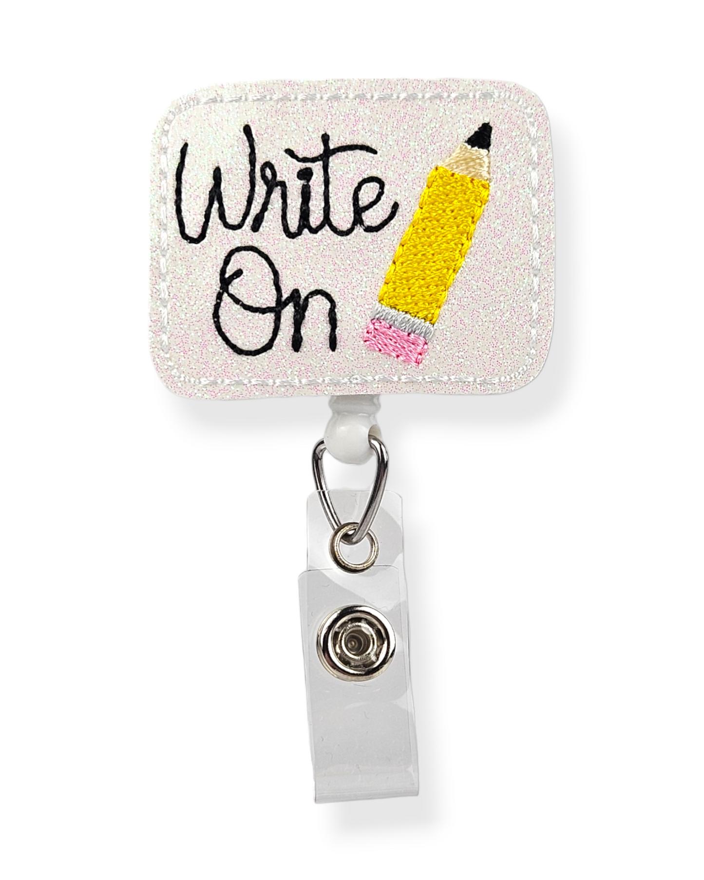 Write On Pencil Badge Pal