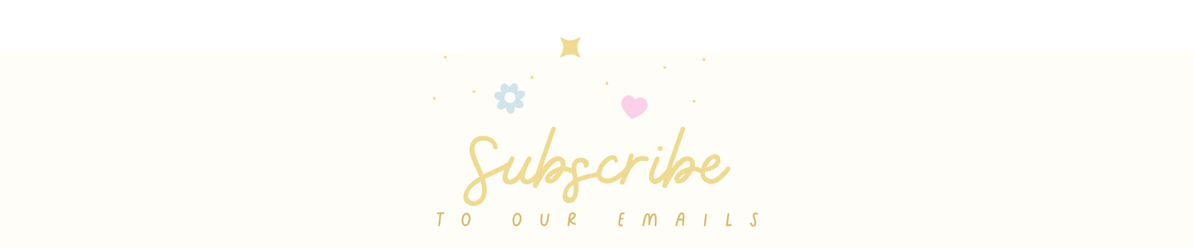 Subscribe to our email