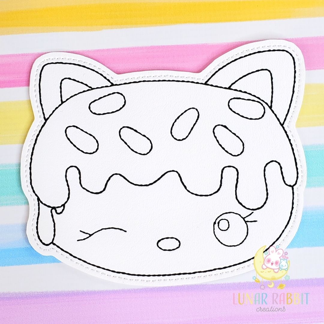 Animal Treat Kitty Flat Coloring Doll