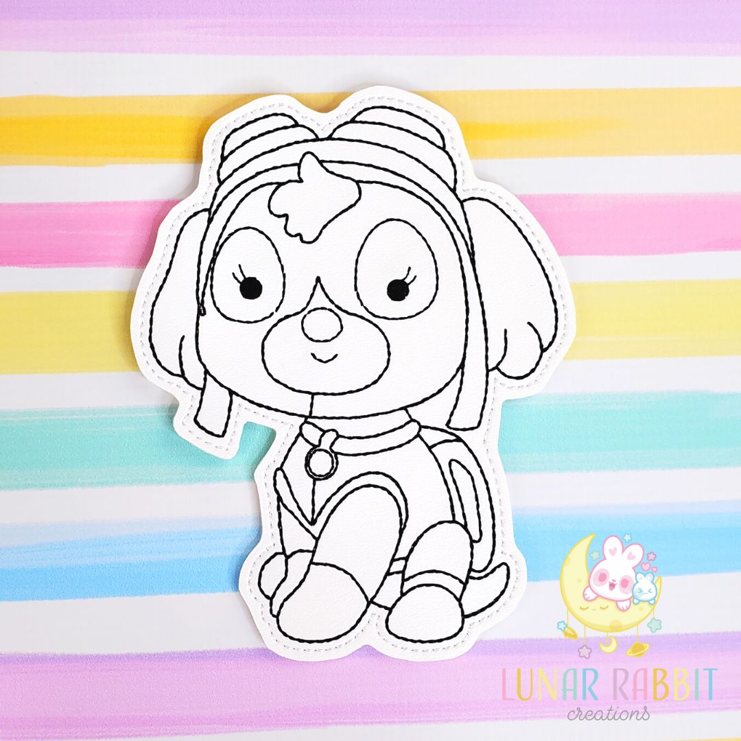 Hero Pup Air Flat Coloring Doll