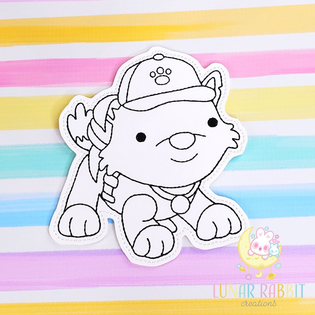 Hero Pup Recycling Flat Coloring Doll