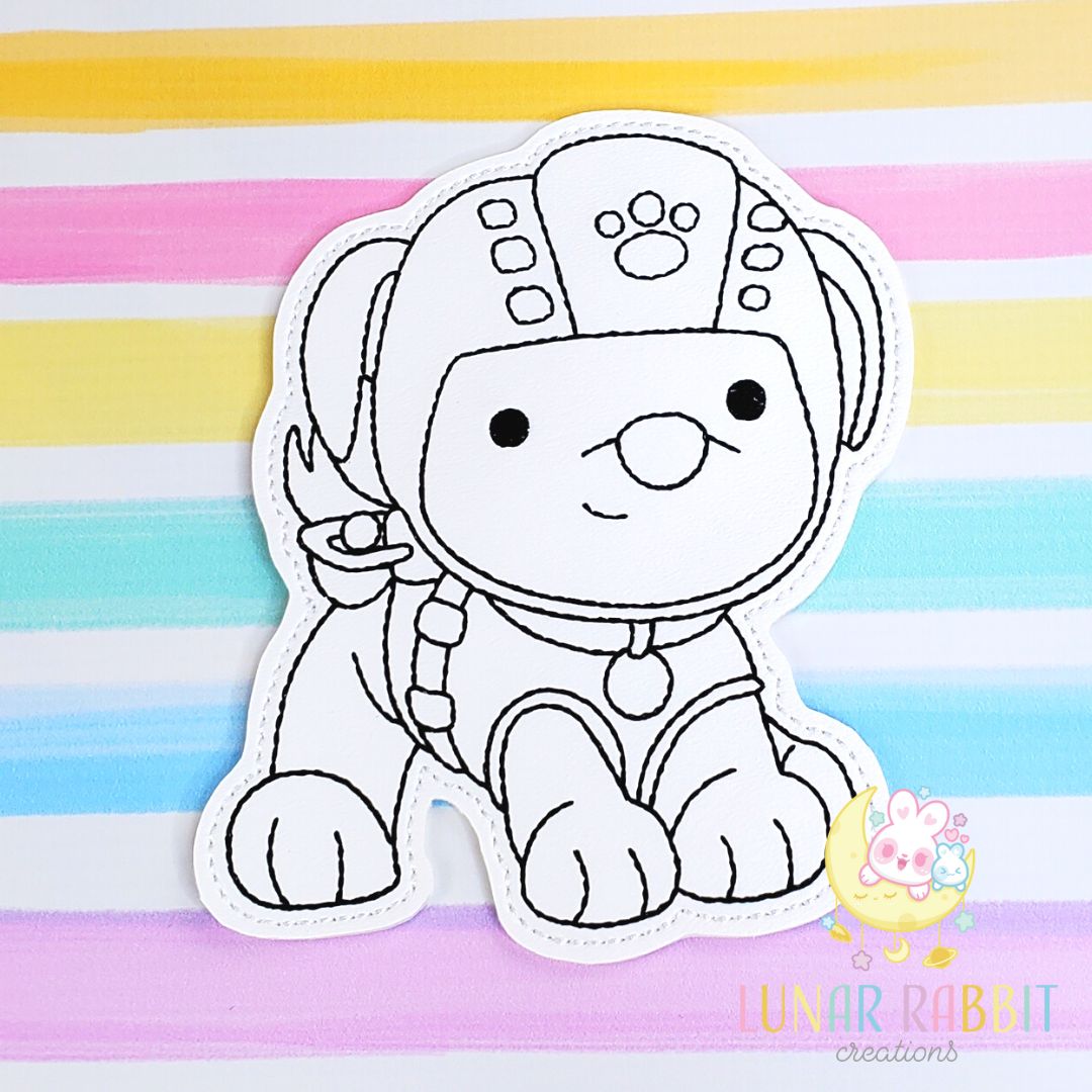 Hero Pup Water Flat Coloring Doll