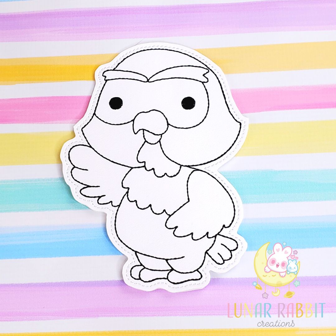 Honey Owl Flat Coloring Doll