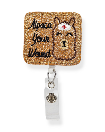 Alpaca Your Wound Badge Pal