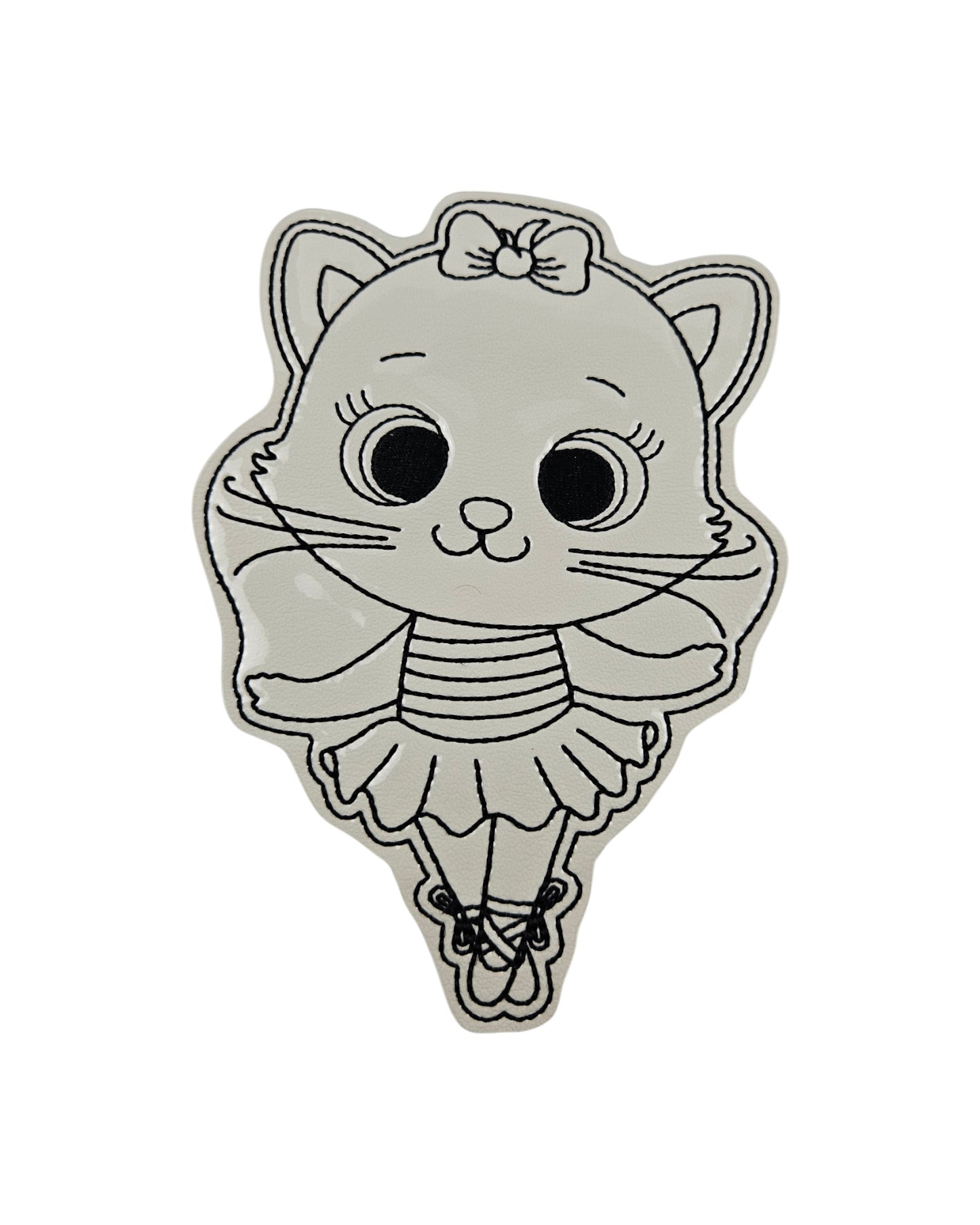 Ballerina Kitty Flat Coloring Doll