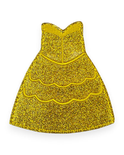 Yellow Ballgown Dress - Outfit Only