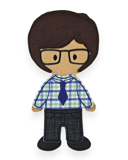 Matt Felt Dress Up Doll - Doll Only