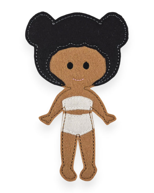 Celia Felt Dress Up Doll - Doll Only