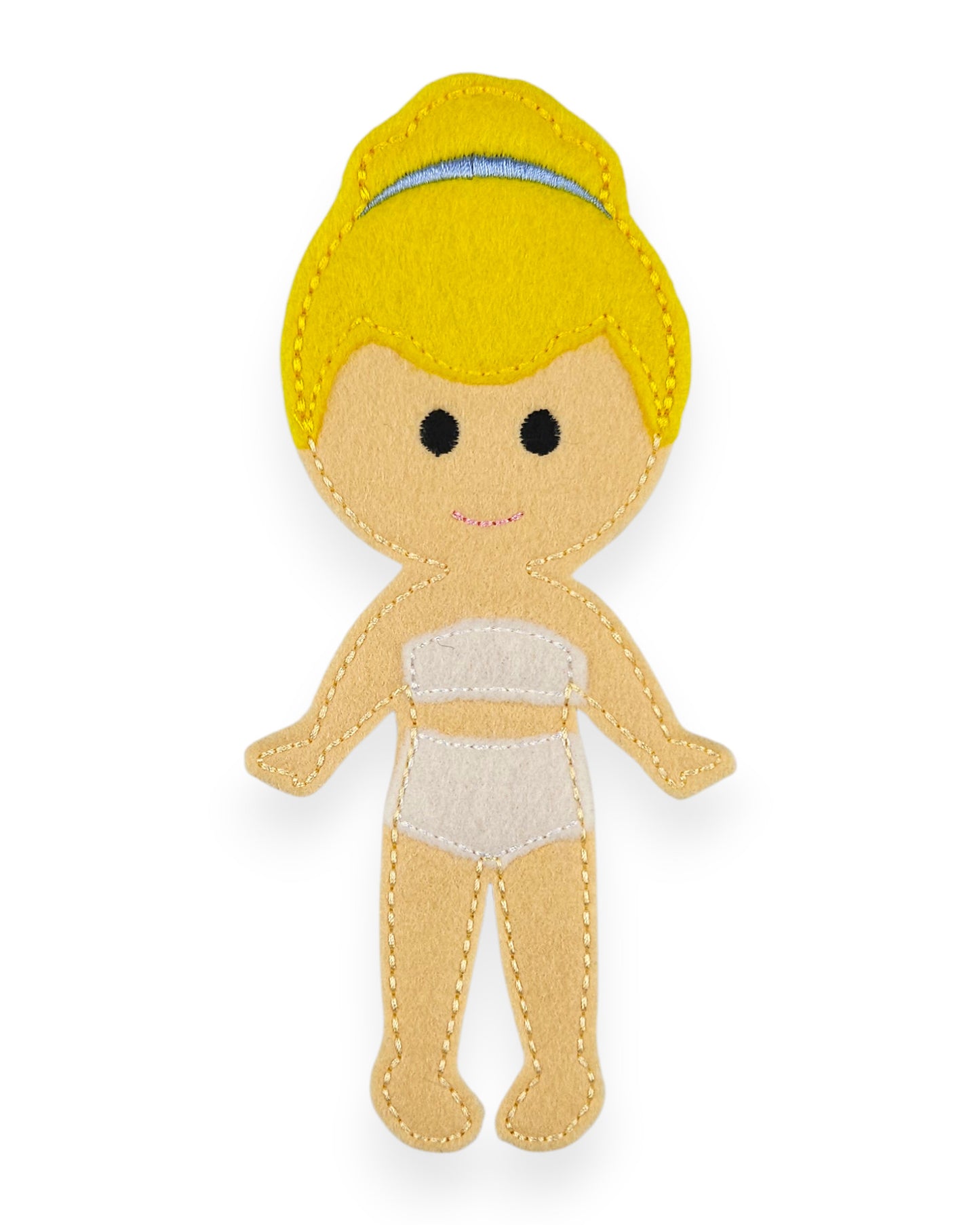Cindy Felt Dress Up Doll - Doll Only
