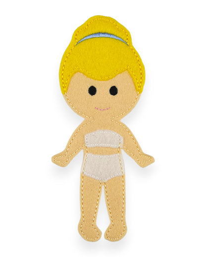 Cindy Felt Dress Up Doll - Doll Only