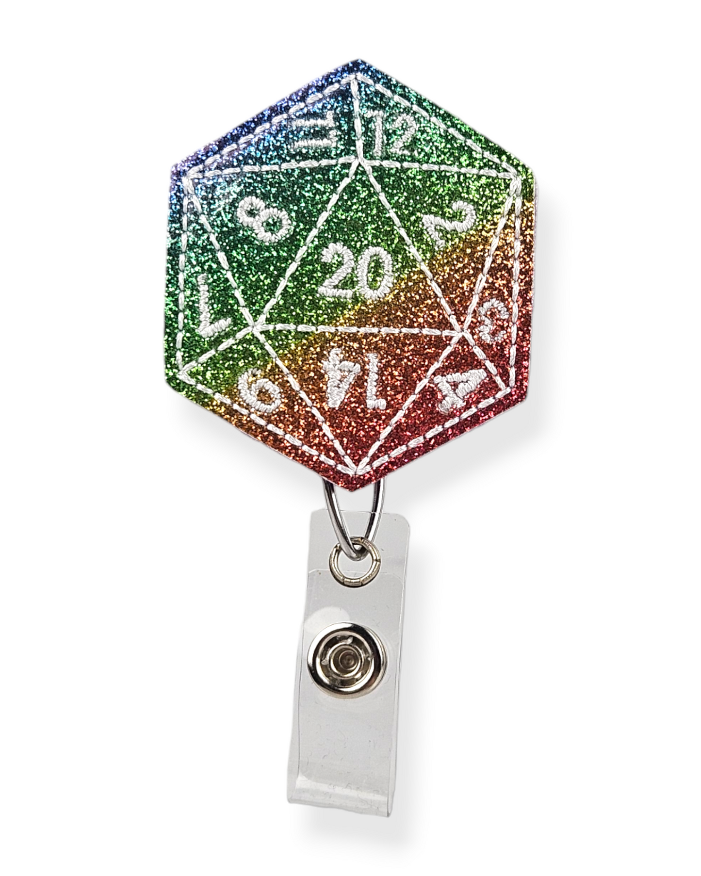 20 Sided Dice Badge Pal