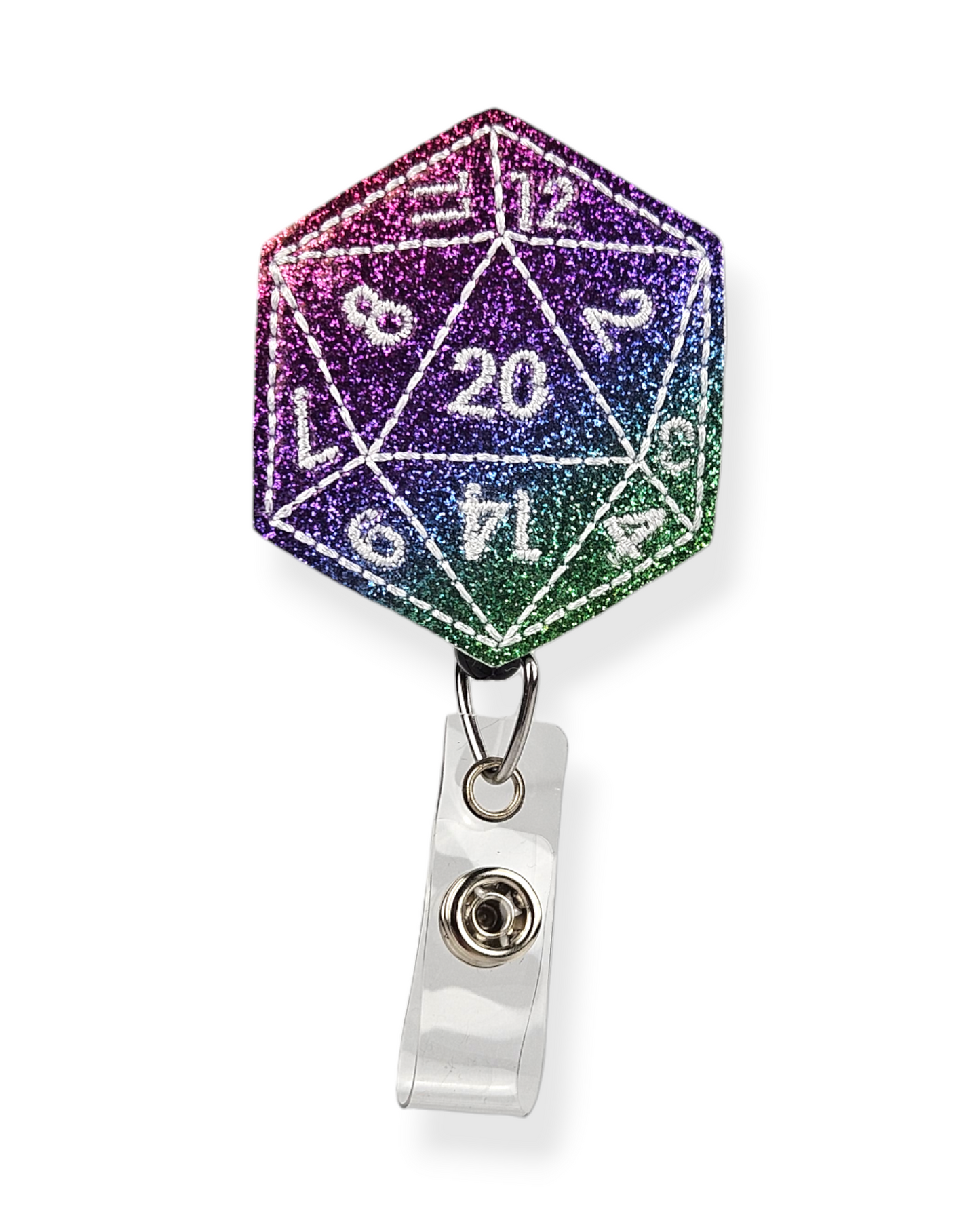 20 Sided Dice Badge Pal