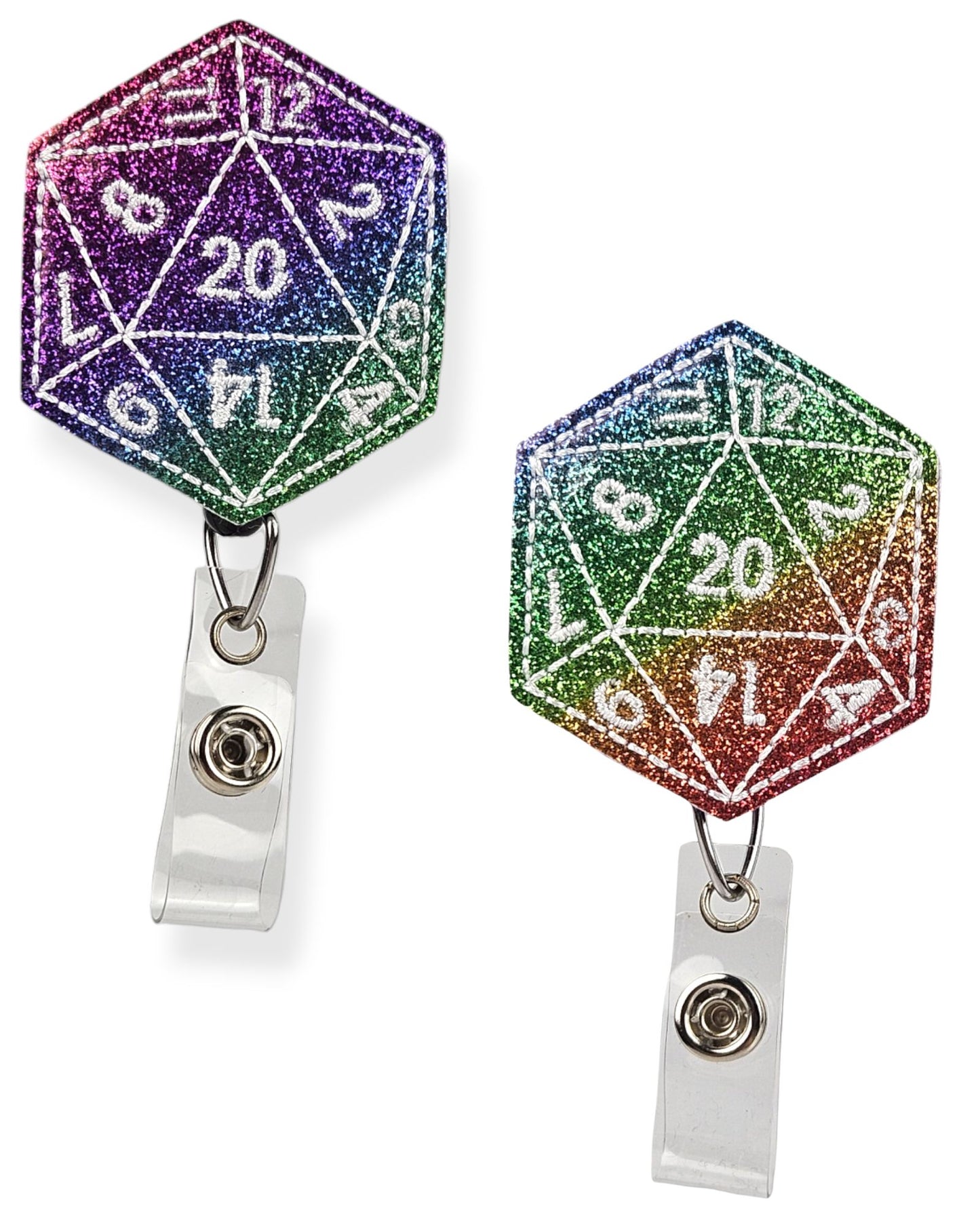 20 Sided Dice Badge Pal