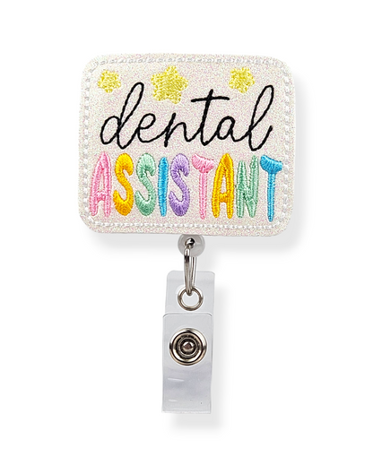 Dental Assistant Starry Badge Pal