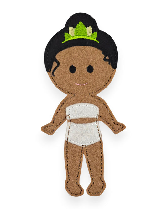 Diana Felt Dress Up Doll - Doll Only