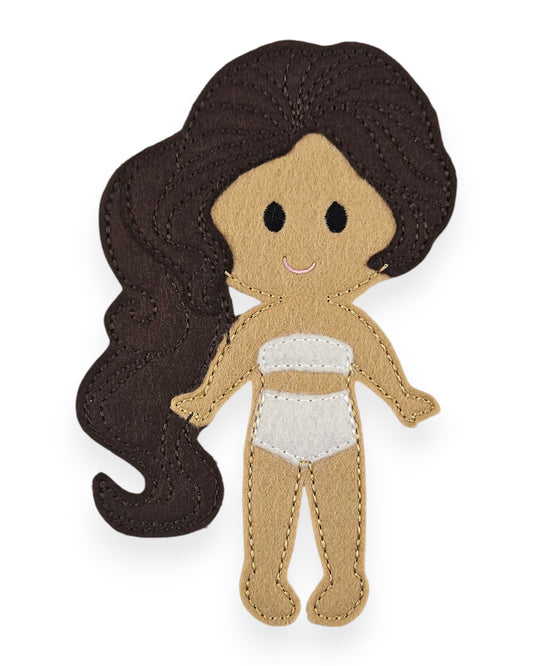 Elena Felt Dress Up Doll - Doll Only