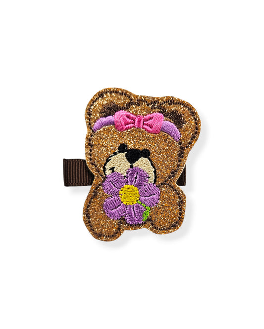 Flower Bear Clippie