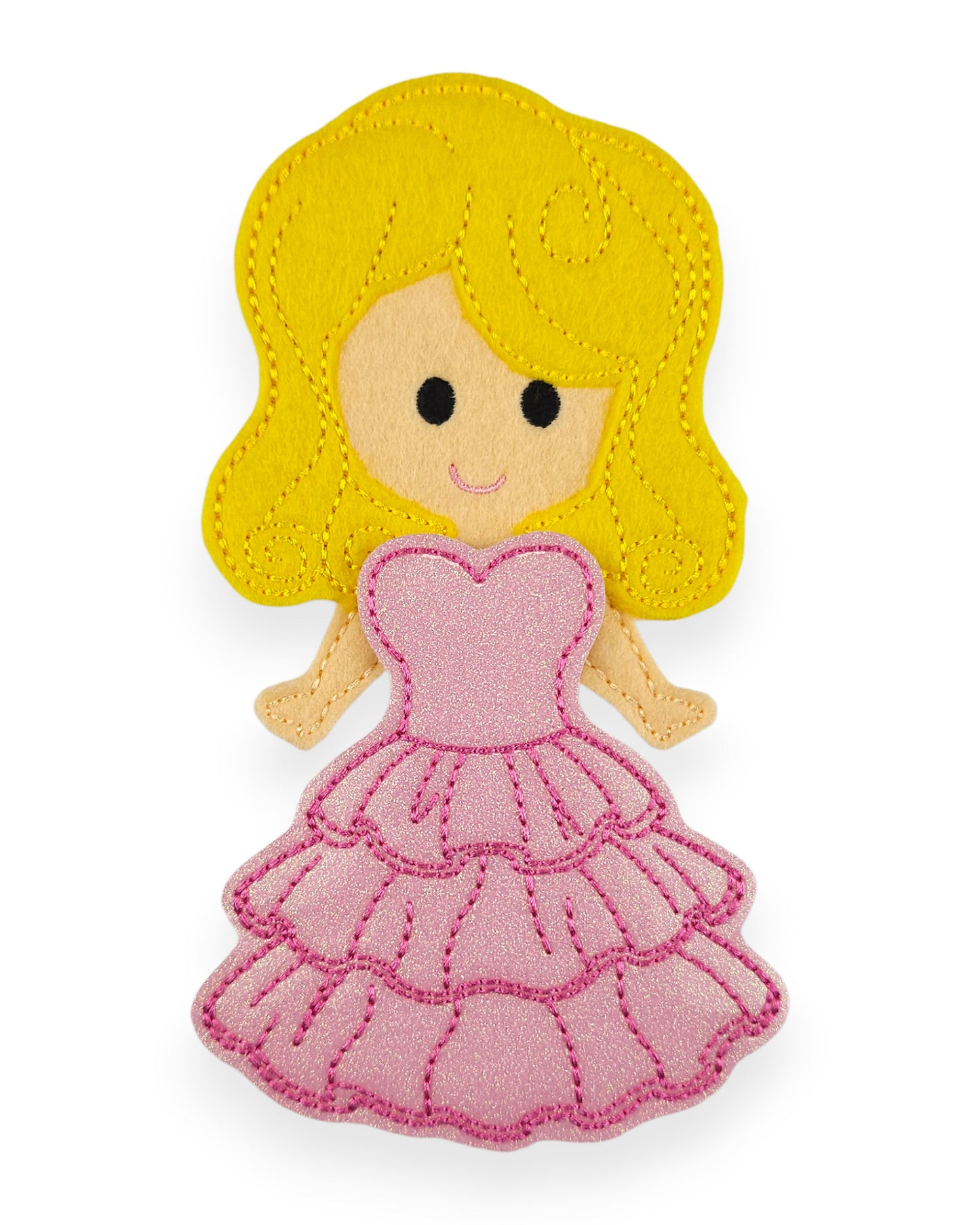 Jessica Felt Dress Up Doll - Doll Only