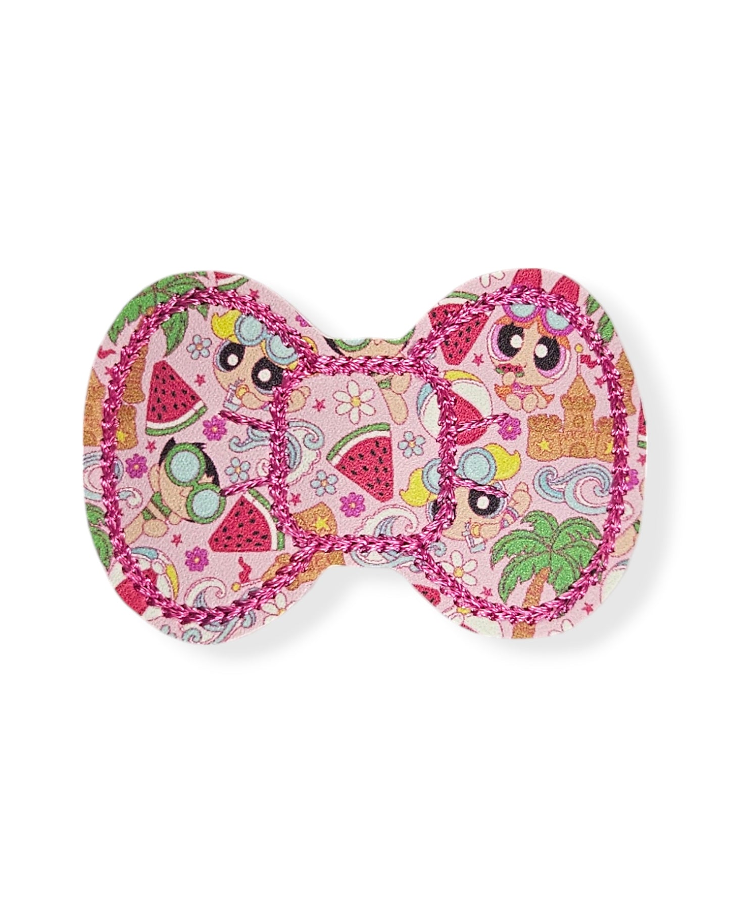 Hero Sisters Bow Snap Clip