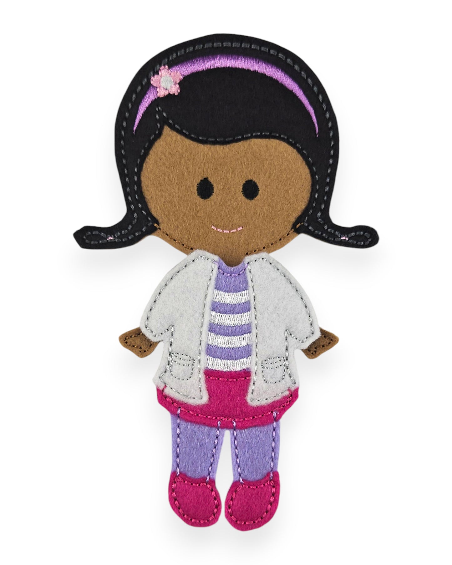 Jackie Felt Dress Up Doll - Doll Only