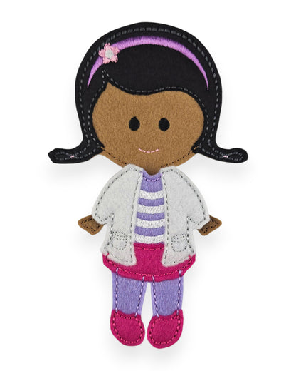 Jackie Felt Dress Up Doll - Doll Only