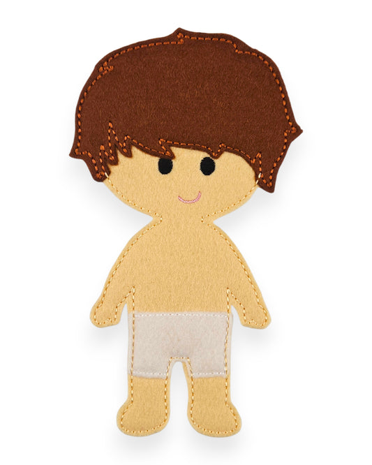 Justin Felt Dress Up Doll - Doll Only