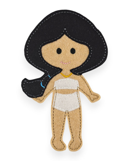 Lucy Felt Dress Up Doll - Doll Only