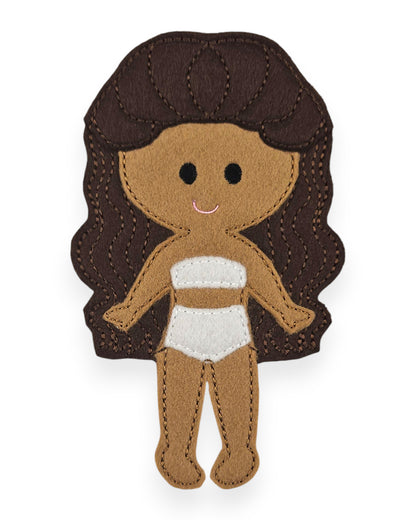 Maia Felt Dress Up Doll - Doll Only