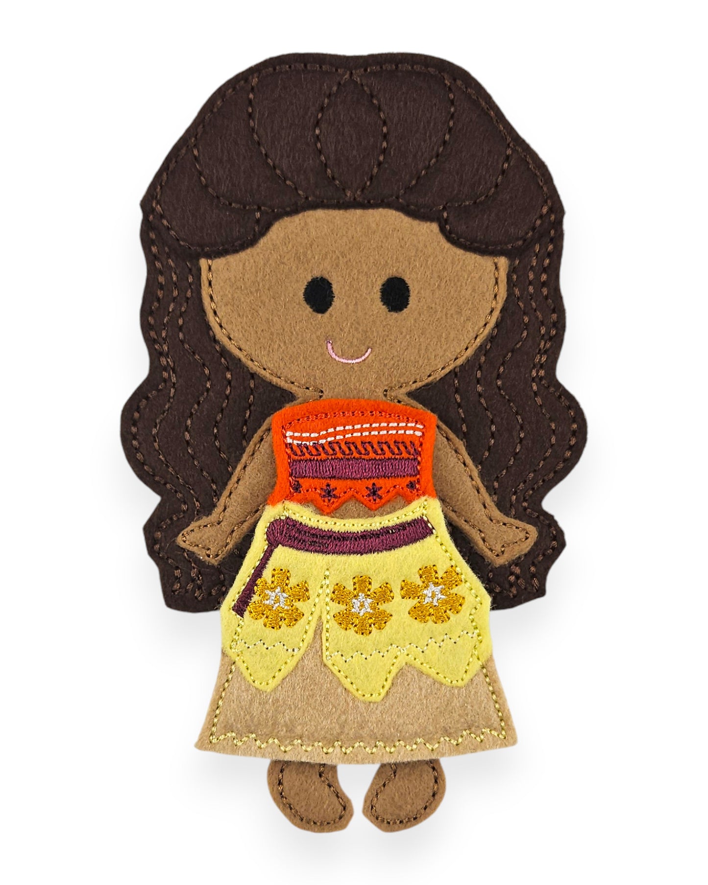 Maia Felt Dress Up Doll - Doll Only