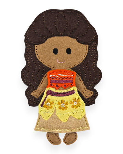 Maia Felt Dress Up Doll - Doll Only
