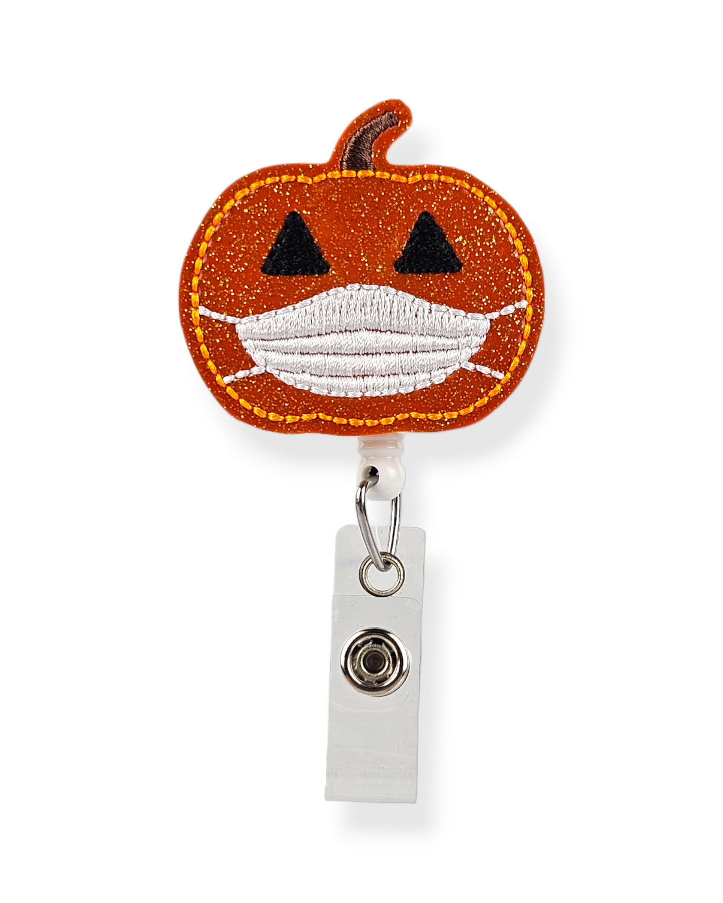 Masked Pumpkin Badge Pal