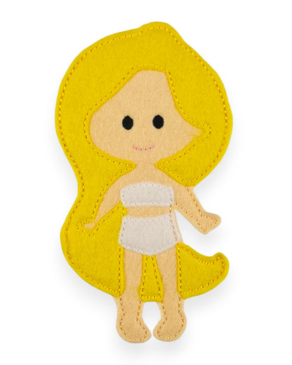 Miley Felt Dress Up Doll - Doll Only