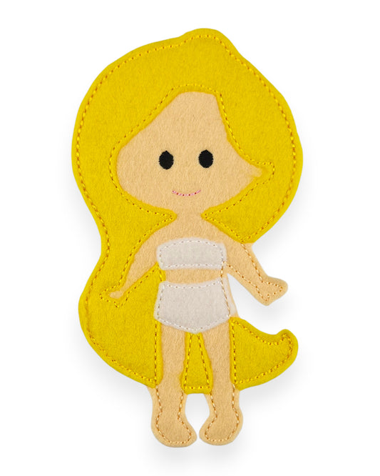 Miley Felt Dress Up Doll - Doll Only