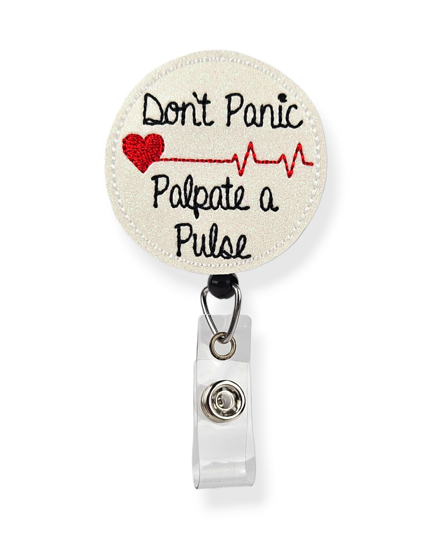 Don't Panic Palpate a Pulse Badge Pal