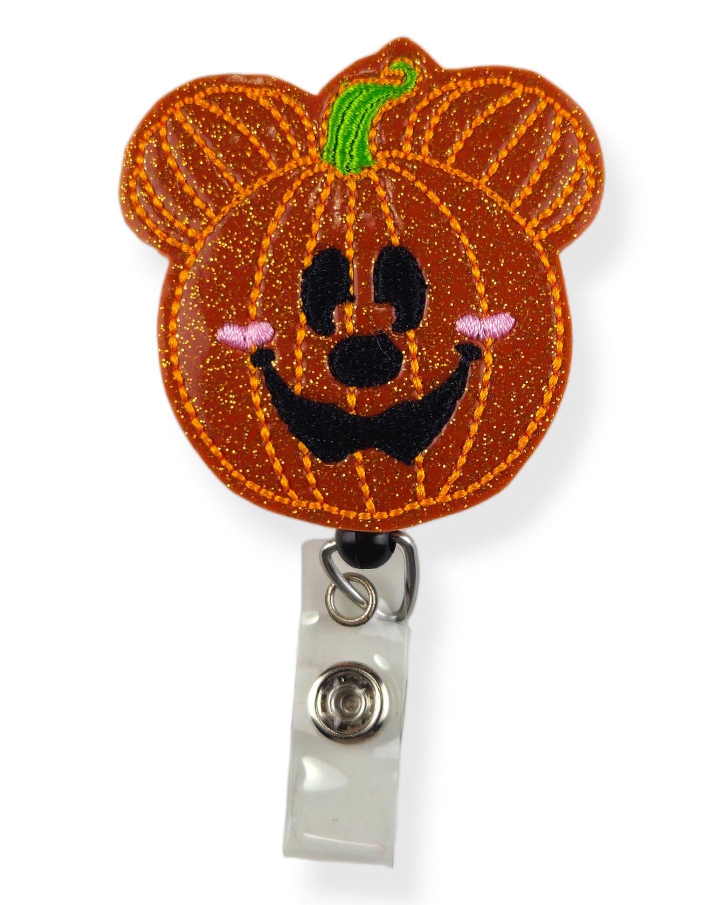 Pumpkin Mouse Boy Badge Pal
