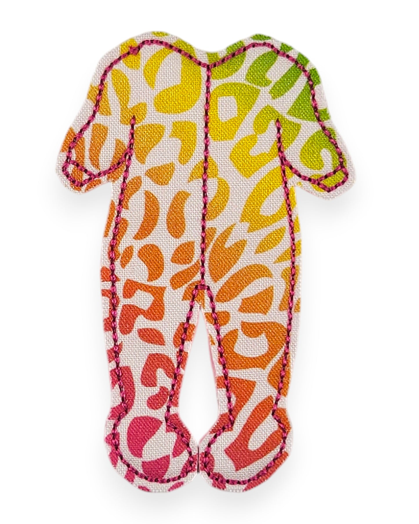 Rainbow Cheetah PJs - Outfit Only