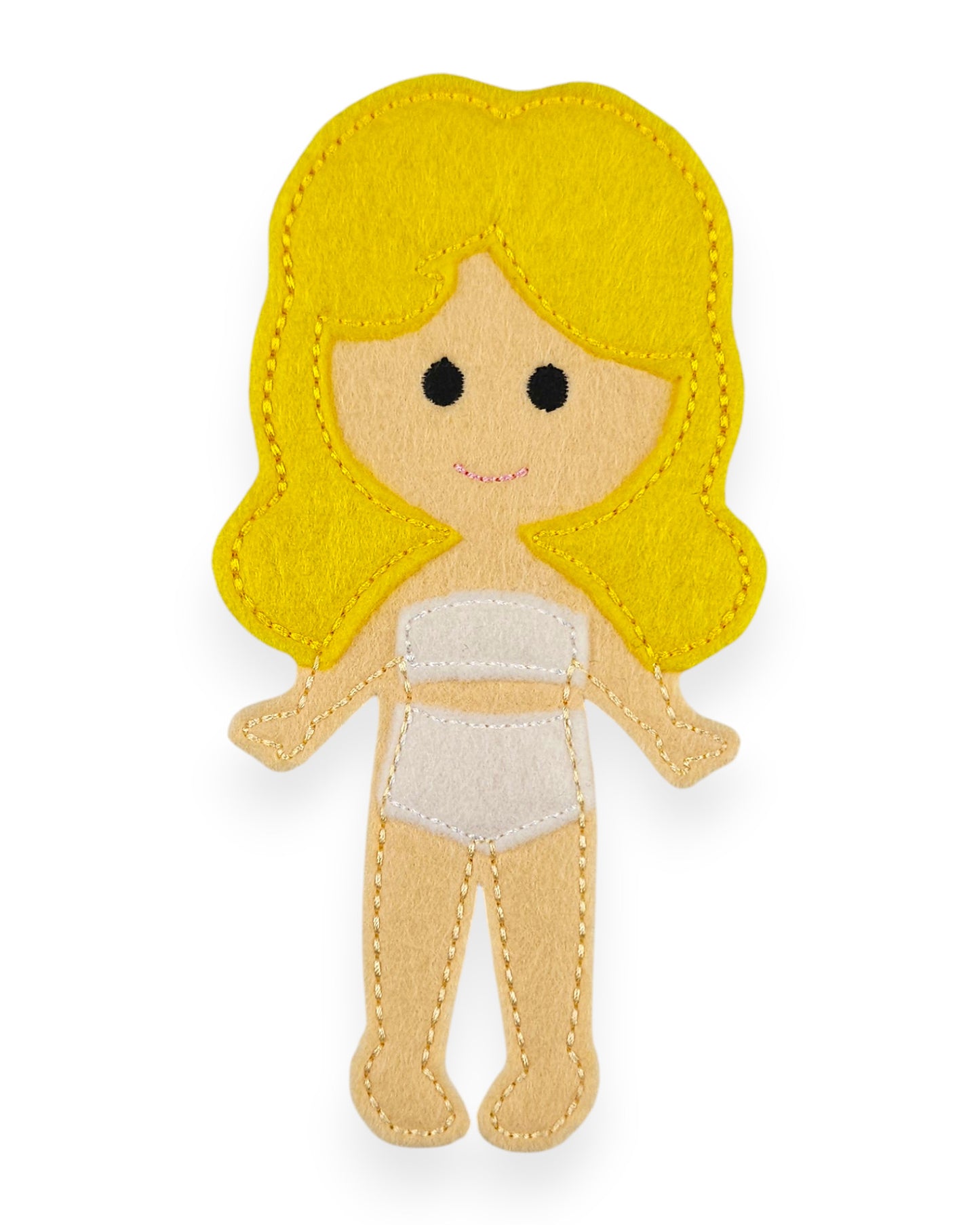 Rose Felt Dress Up Doll - Doll Only