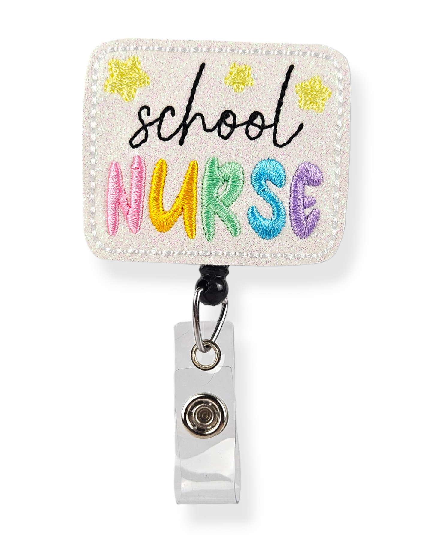 School Nurse Starry Badge Pal
