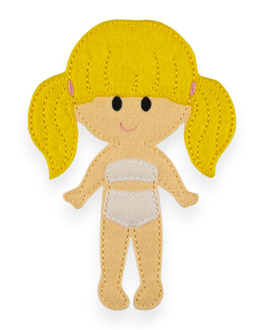 Serena Felt Dress Up Doll - Doll Only