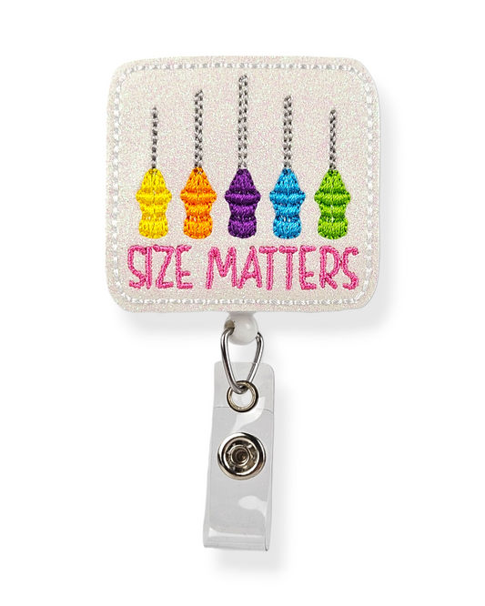 Size Matters Badge Pal