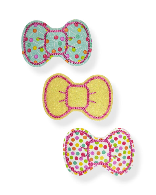 Summer Lollipops Dot Snap Clip Trio