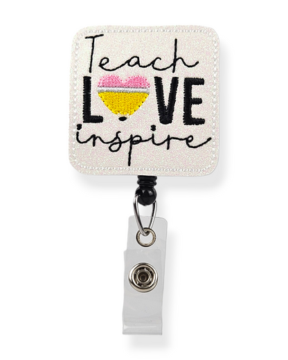 Teach Love Inspire Badge Pal