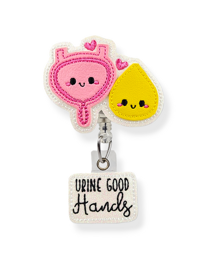 Urine Good Hands Badge Pal Set