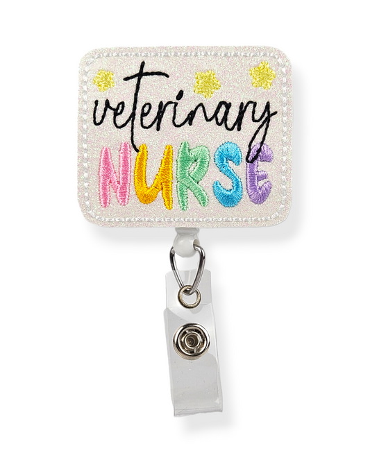 Veterinary Nurse Starry Badge Pal